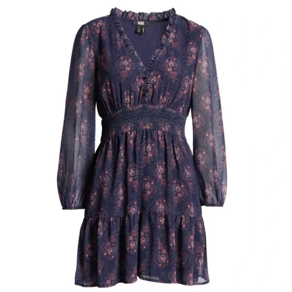PAIGE
NWOT Jeanne Smocked Long Sleeve Dress